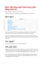 Bệnh viêm động mạch thái dương