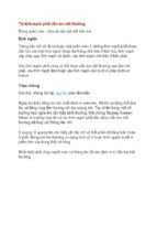 Tật tĩnh mạch phổi dẫn lưu bất thường