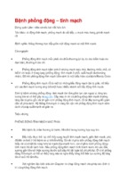 Bệnh phồng động – tĩnh mạch