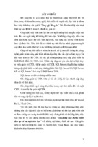 Tiểu luận xây dựng 1 chương trình đào tạo từ xa 1 môn học