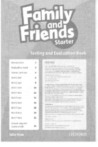 Ebook family and friends starter   testing and evaluation book