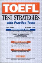 Toefl test strategies with 8 practice test 3rd edition eli hinkel ph.d