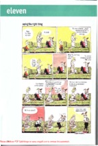 Eleven   saying the right thing