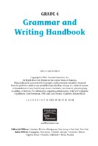 Ebook grammar and writing handbook grade 4