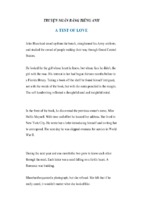 Truyện ngắn bằng tiếng anh   a test of love