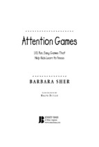 Attention games 101 fun, easy games that help kids learn to focus