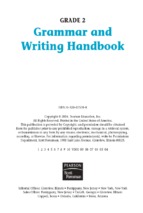 Ebook grammar and writing handbook grade 2
