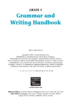 Ebook grammar and writing handbook grade 5
