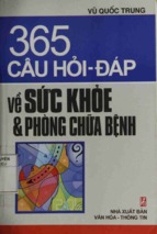 365 câu hỏi đáp về sức khỏe và phòng chữa bệnh