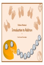 Ebook children's workbook introduction to addition