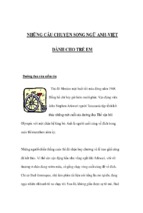 Những câu chuyện song ngữ anh việt dành cho trẻ em