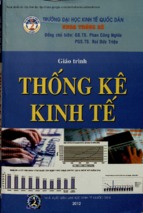 GIÁO TRÌNH THỐNG KÊ KINH TẾ - Phan Công Nghĩa, Bùi Đức Triệu.