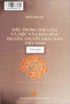 ĐẶC TRƯNG THỂ LOẠI VÀ VIỆC VĂN BẢN HÓA TRUYỀN THUYẾT DÂN GIAN VIỆT NAM