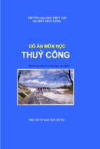 ĐỒ ÁN MÔN HỌC THỦY CÔNG