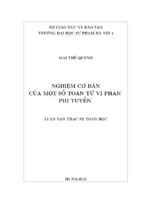 Nghiệm cơ bản của một số toán tử vi phân tuyến tính