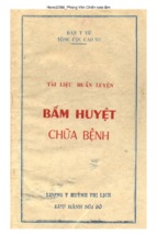 Bấm huyệt chữa bệnh -  lương y huỳnh thị lịch