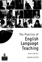 The practice of english language teaching 4th edition - Jeremy Harmer.