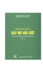 Bài giảng gây mê hồi sức gs nguyen thu