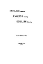 ENGLISH GRAMMAR- ENGLISH READING - ENGLISH LISTENING