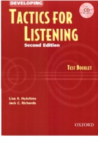 Developing tactics for listening i
