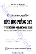 10 bài toán trọng tâm _thầy Nguyễn Thanh Tùng