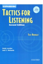 Tactics for listening ii