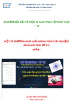 [HAY LẮM NÈ] Một số phương pháp giải nhanh toán trắc nghiệm bằng máy tính bỏ túi (trắc nghiệm toán 12) bản word có thể chỉnh sửa (lỗi hiển thị với file word, tải xuống xem bình thường)