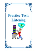 Practice test  listening