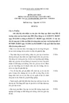 Câu hỏi đáp án phỏng vấn đặc cách xét tuyển viên chức vào các trường mầm non phần 3