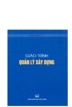 Giáo trình quản lý xây dựng