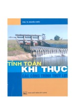 Tính toán khí thực các công trình thủy lực