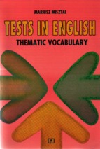 Tests in english themetic vocabulary mariusz misztal