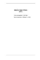 Đồ án Thi công bê tông cốt thép