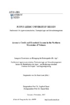 Access to credit and household income in the northern mountains of vietnam