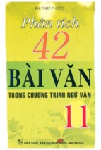 Phân tích 42 bài văn trong chương trình ngữ văn 11 (nxb đại học quốc gia 2010)