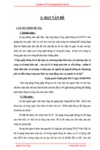 Skkn ứng dụng công nghệ thông tin trong giảng dạy môn ngữ văn