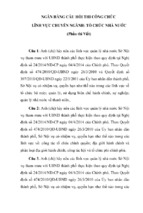 Ngân hàng câu hỏi thi công chức lĩnh vực chuyên ngành tổ chức nhà nước (phần thi viết)