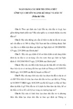 Ngân hàng câu hỏi thi công chức lĩnh vực chuyên ngành kế hoạc và đầu tư (phần thi viết)