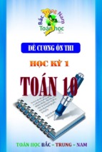 Đề cương ôn HK1 Toán 10 có đáp án