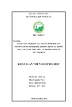 Nghiên cứu tình hình mắc một số bệnh sinh sản trên đàn lợn nái nuôi tại trại đặng đức khang xã hướng đạo   tam dương   vĩnh phúc và so sánh 2 phác đồ điều trị bệnh.