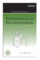 Fundamentals of electrochemistry vladimir s. bagotsky