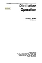 Distillation operation by henry kister