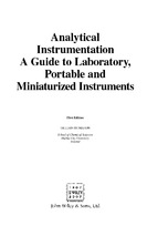 Analytical instrumentation a guide to laboratory, portable and miniaturized instruments   gillian mcmahon