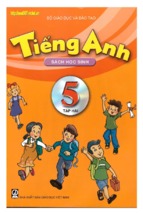 Sách giáo khoa tiếng anh 5 thí điểm tập 2