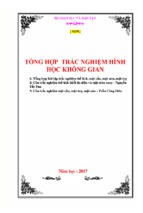 [new] tổng hợp trắc nghiệm hình học không gian toán 12 năm 2017
