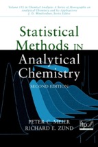 Statistical methods in analytical chemistry editor j. d. winefordner