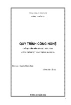 Qui trinh cong nghe dam 24 mai dich