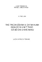 Thác triển của ánh xạ chỉnh hình giữa các siêu mặt thực có số chiều khác nhau