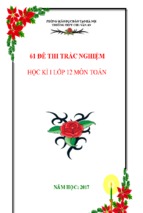[new] 61 đề ôn thi hki toán 12 năm 2017