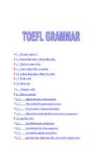 Tài liệu về toefl grammar